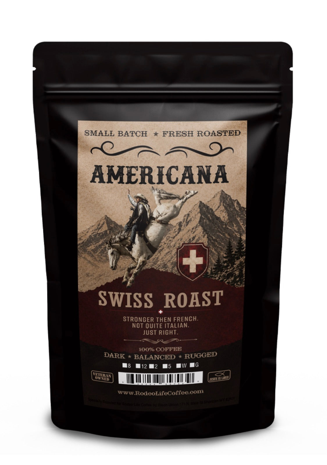 Swiss Roast 8oz/12oz/1lb/1.5lbs