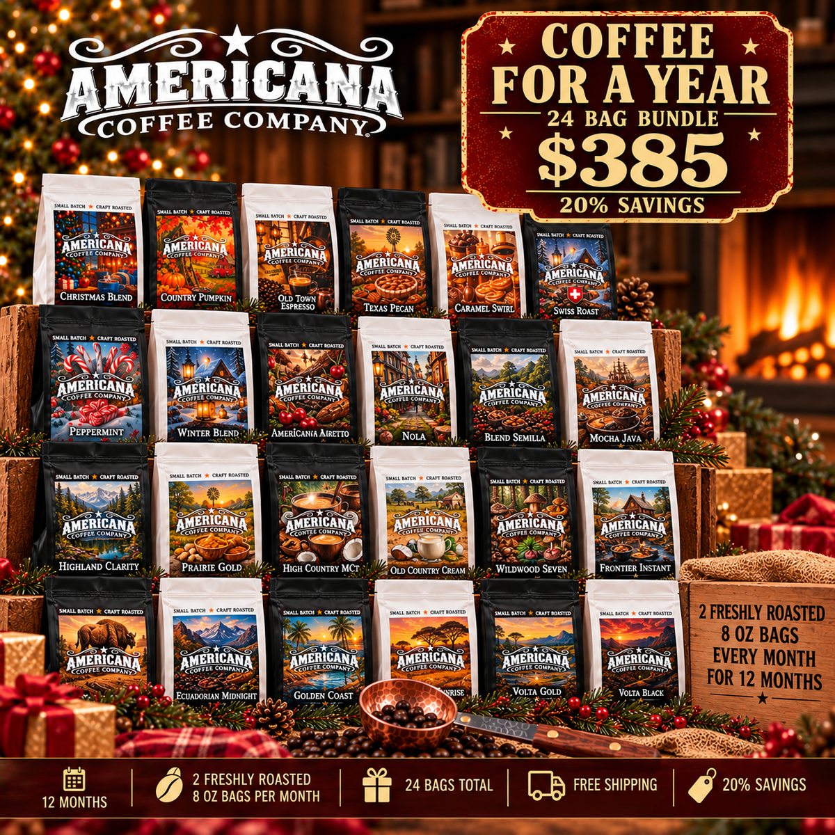 Gift Bundle Coffee for a Year