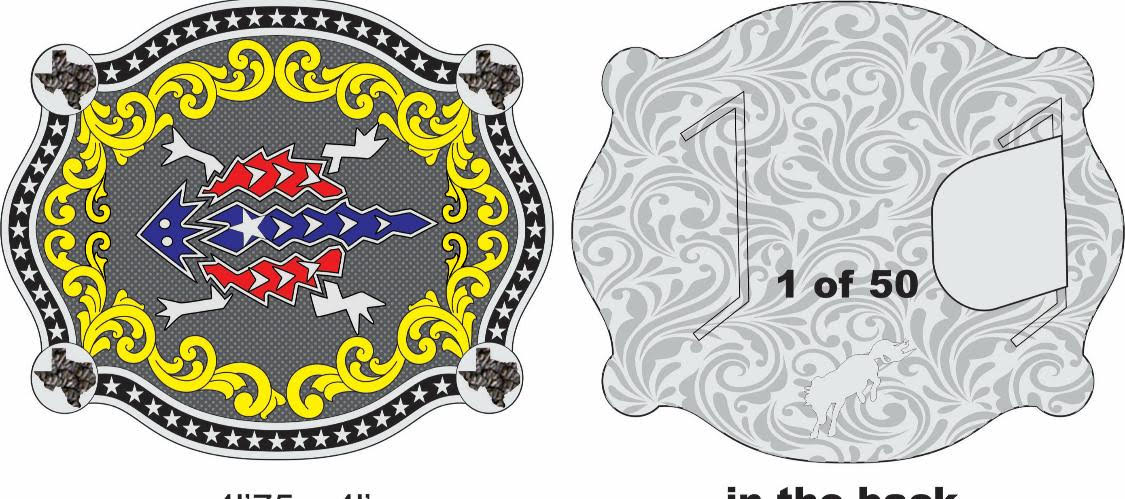 Texas Horned Toad Buckle