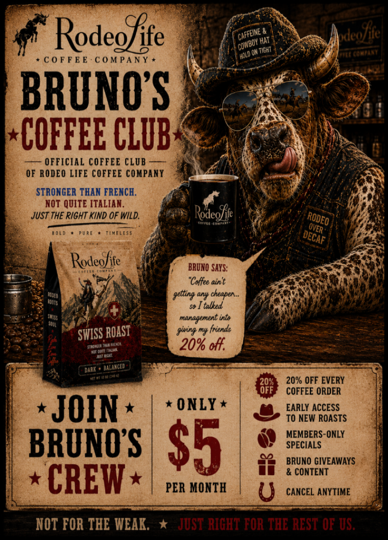 Rodeo LIFE Coffee Club Membership