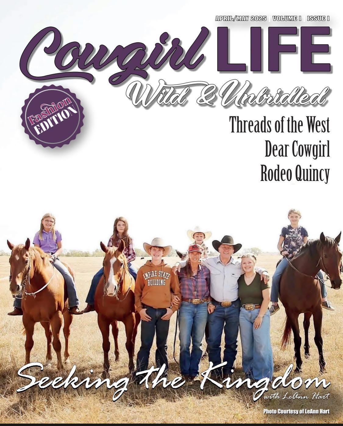 April/May 2025 – Introducing: Cowgirl LIFE – Wild & Unbridled