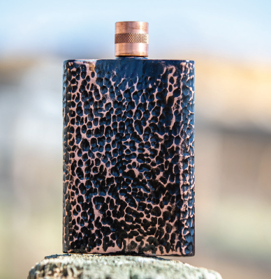 Hammered Flask Black