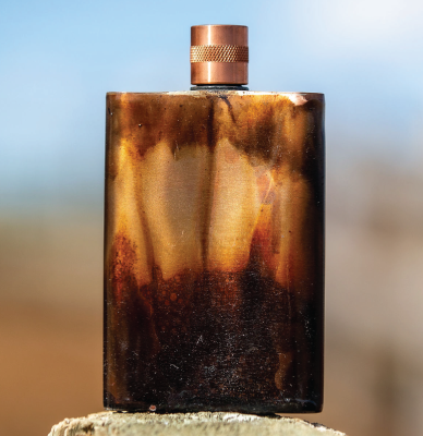 Black Fire Copper Flask