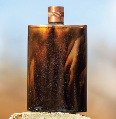 Black Fire Copper Flask