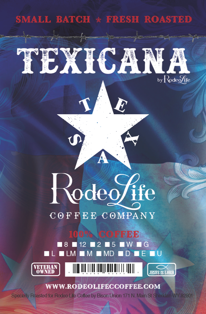 Texicana The Republic of Texas 8oz12oz1lb1.5lbs