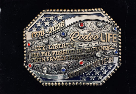 American 250th Anniversary Buckle
