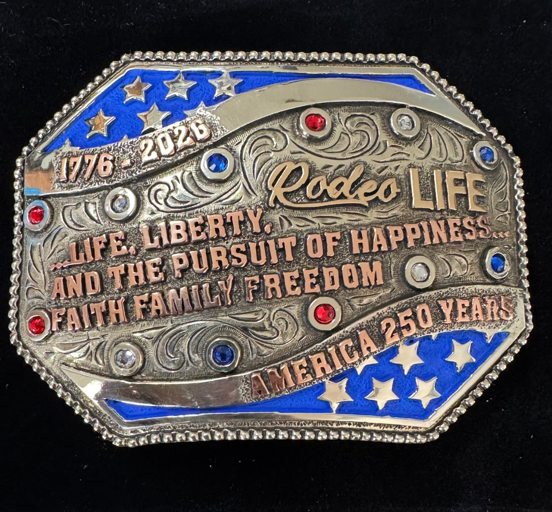American 250th Anniversary Buckle