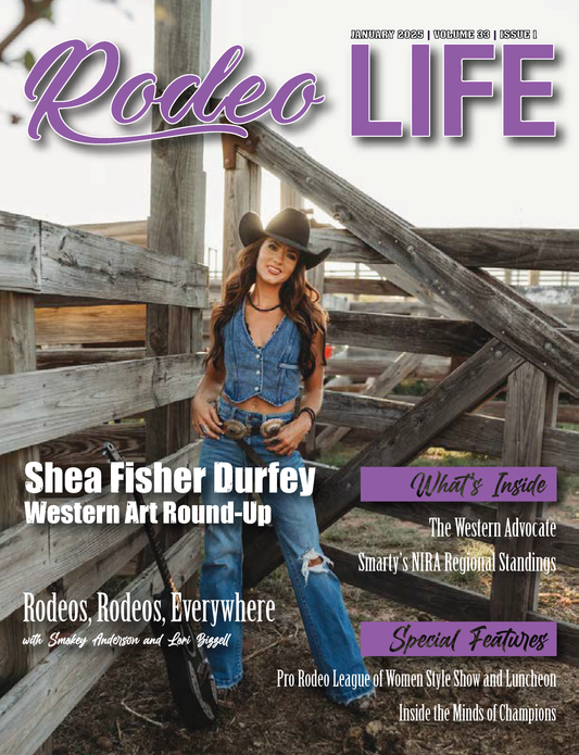 Rodeo LIFE Magazine PRINT Subscription -Annual for MRCHoF