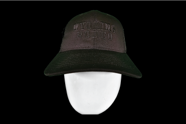 Wyoming Rodeo Ball Cap - Black & Black