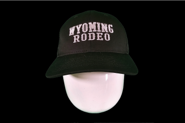 Wyoming Rodeo Ball Cap - Black & Grey