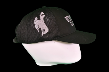 Wyoming Rodeo Ball Cap - Black & Grey