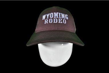 Wyoming Rodeo Ball Cap - Black & Light Blue