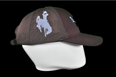 Wyoming Rodeo Ball Cap - Black & Light Blue