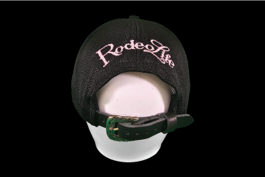 Wyoming Rodeo Ball Cap - Black & Pink