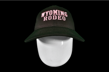 Wyoming Rodeo Ball Cap - Black & Pink