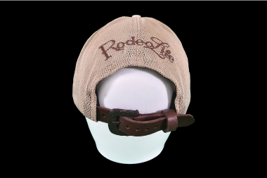 Wyoming Rodeo Ball Cap - Khaki & Brown