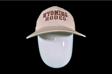 Wyoming Rodeo Ball Cap - Khaki & Brown