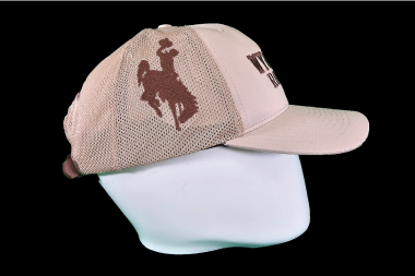 Wyoming Rodeo Ball Cap - Khaki & Brown