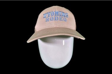 Wyoming Rodeo Ball Cap - Khaki & Light Blue