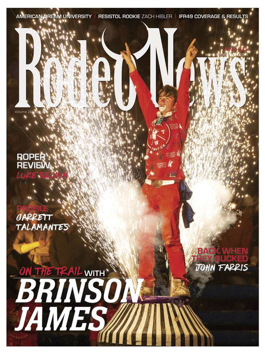 March 2019 – Rodeo News Cover Featuring Brinson James