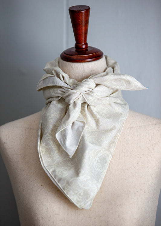 Wild Rag - Silk - White Baroque