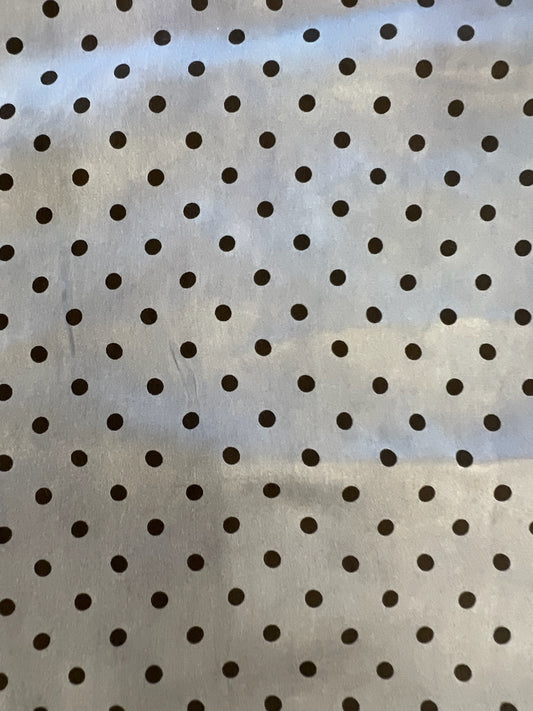 Wild Rag - Silk - Charcoal/Black Polka Dot