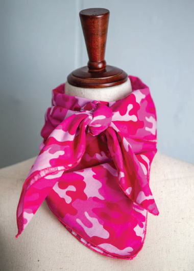 Wild Rag - 100% Cotton - Pink Camo