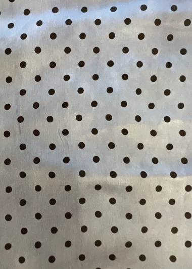 Wild Rag - Silk - Steel/Black Polka Dot